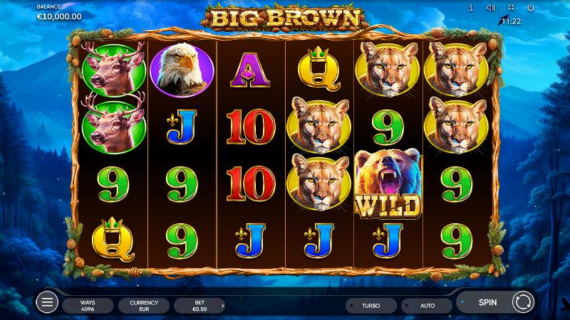 Big Brown slot game artwork