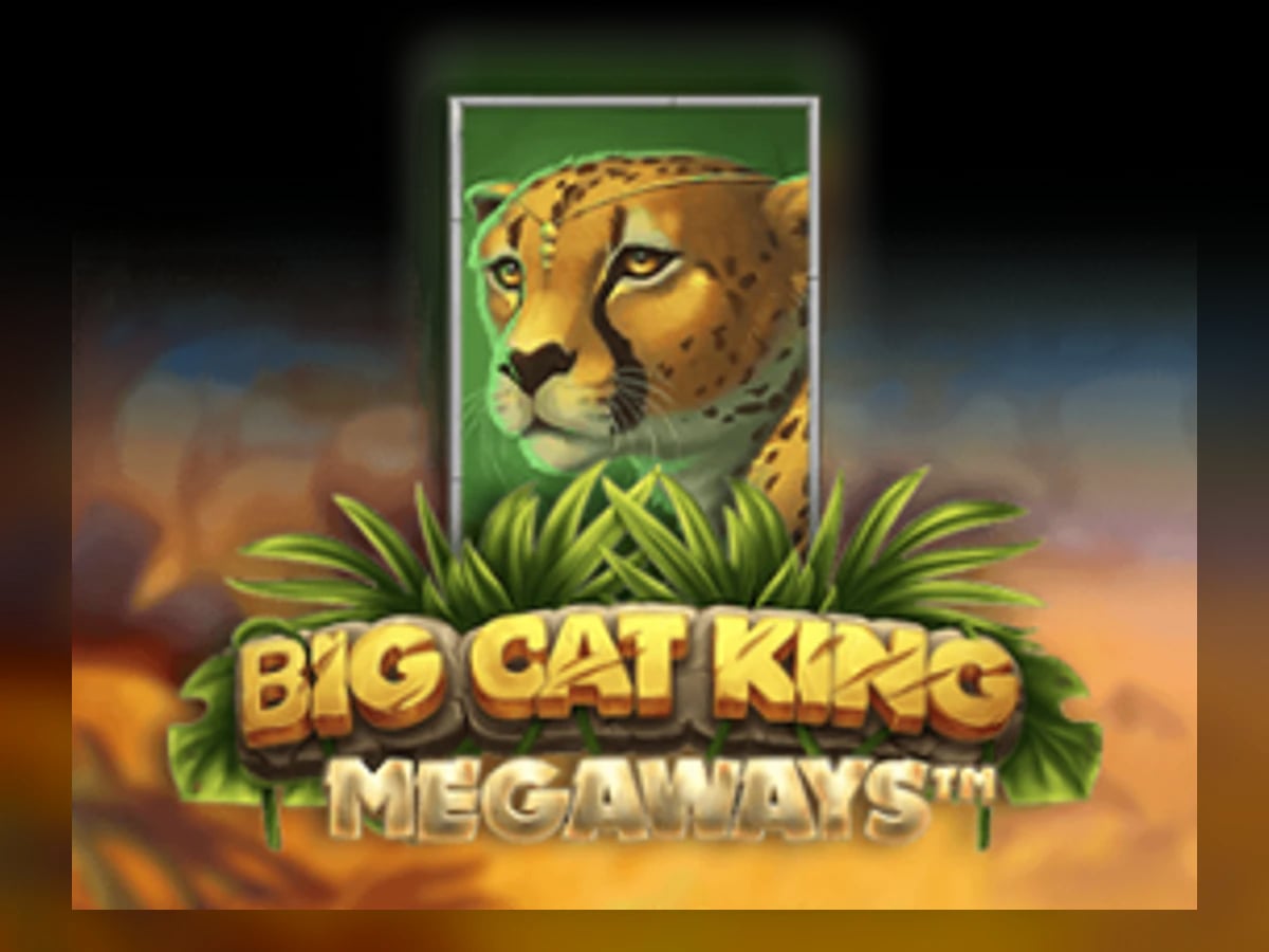 Big Cat King Megaways slot game artwork
