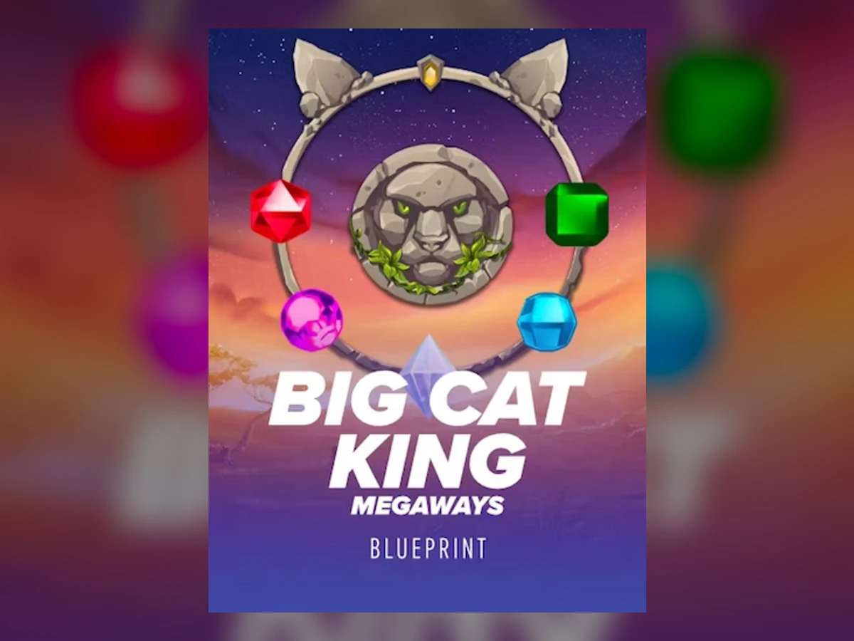Big Cat King Megaways slot game artwork