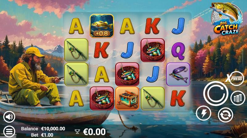 Big Catch Craze slot game artwork