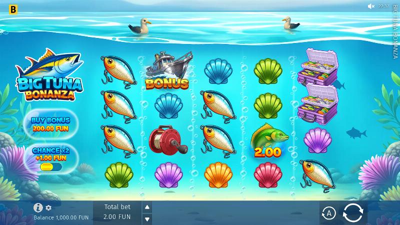Big Tuna Bonanza slot game artwork