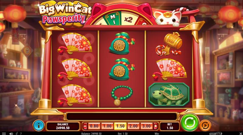 Big Win Cat Pawsperity slot game artwork