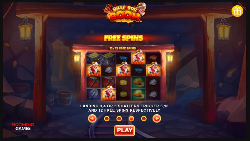 Billy Bob Boom slot game artwork