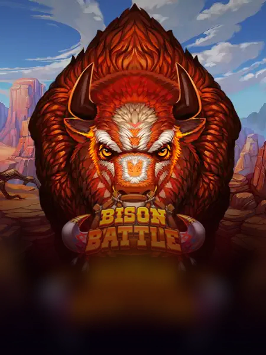 Bison Battle slot game artwork