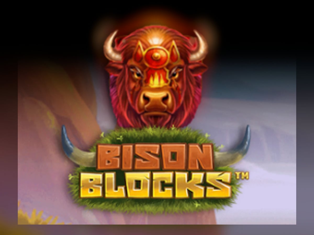 Bison Blocks slot game artwork