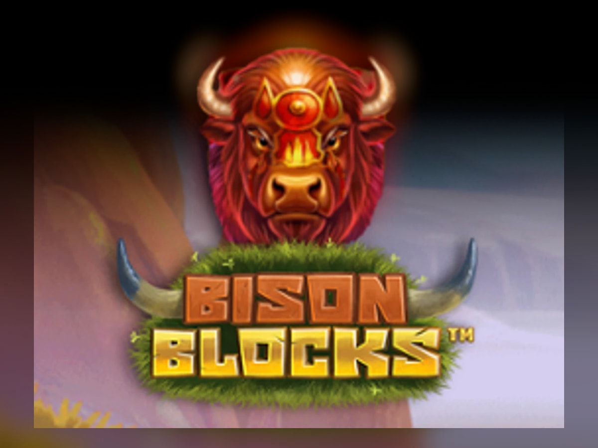 Bison Blocks slot game artwork