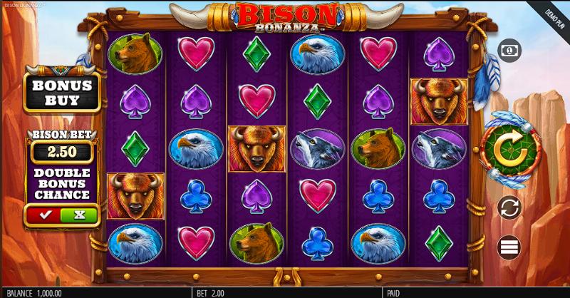 Bison Bonanza slot game artwork