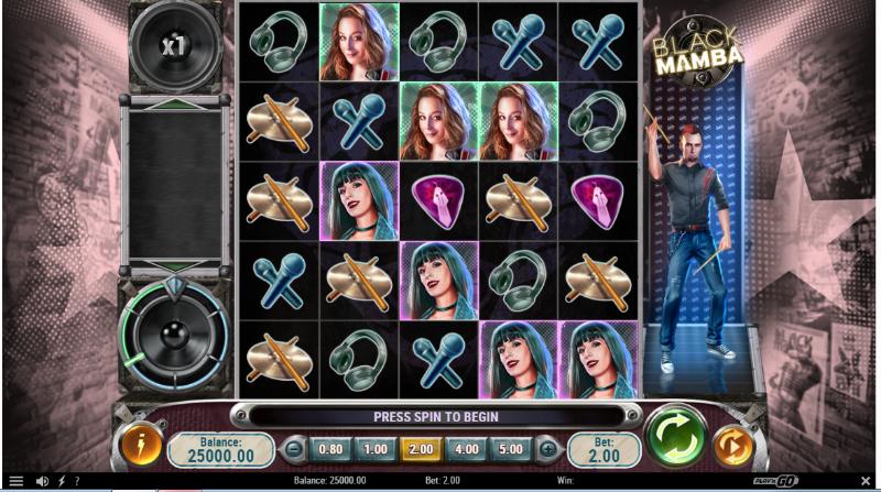 Black Mamba slot game artwork
