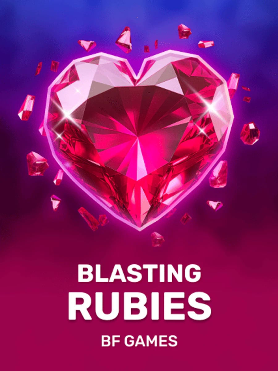 Blasting Rubies slot game artwork