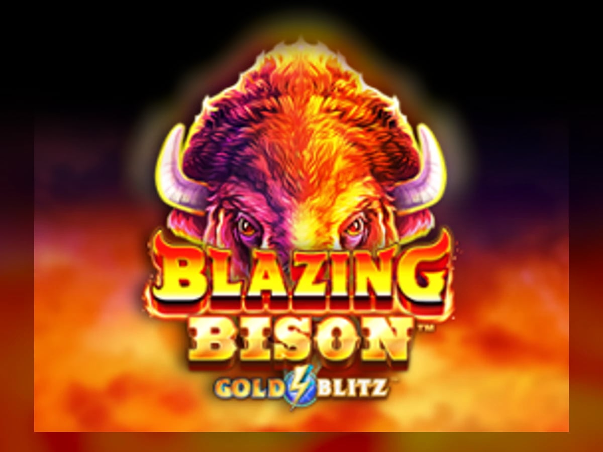 Blazing Bison Gold Blitz slot game artwork