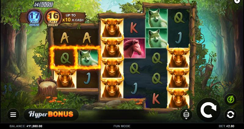 Blazing Bull: Cash Quest slot game artwork