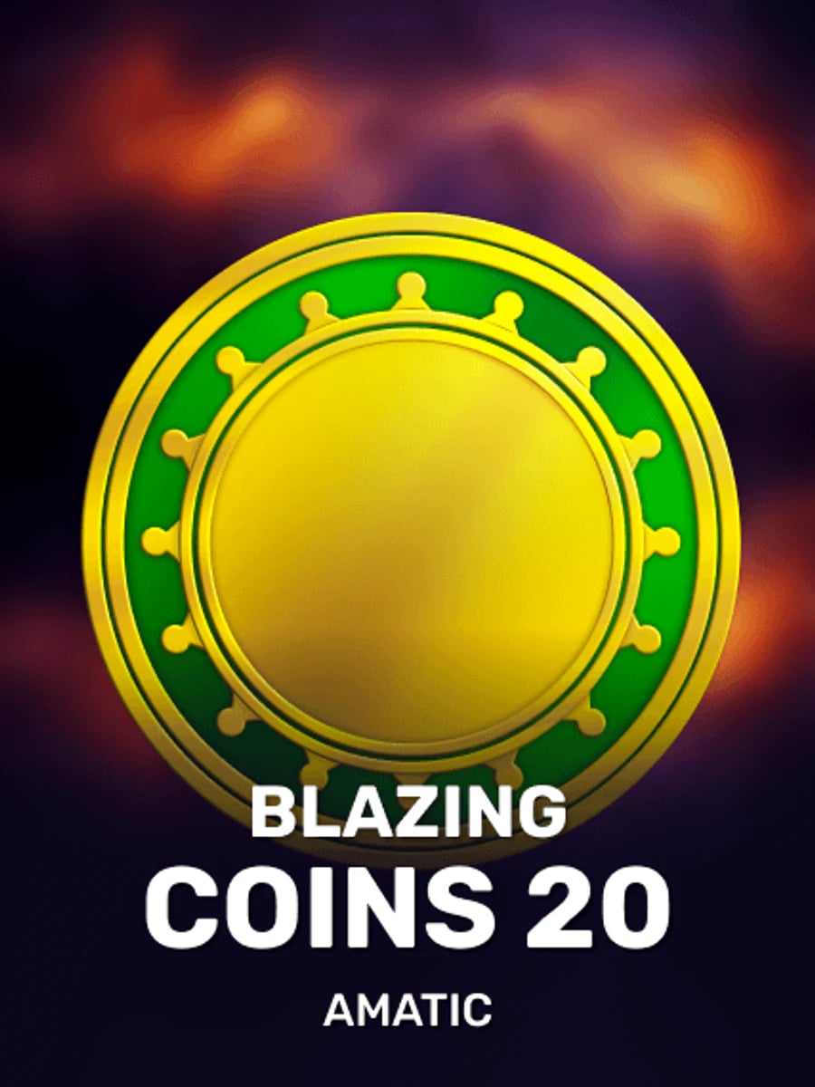 Blazing Coins 20 slot game artwork