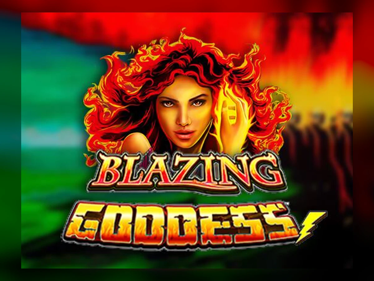 Blazing Goddess slot game artwork