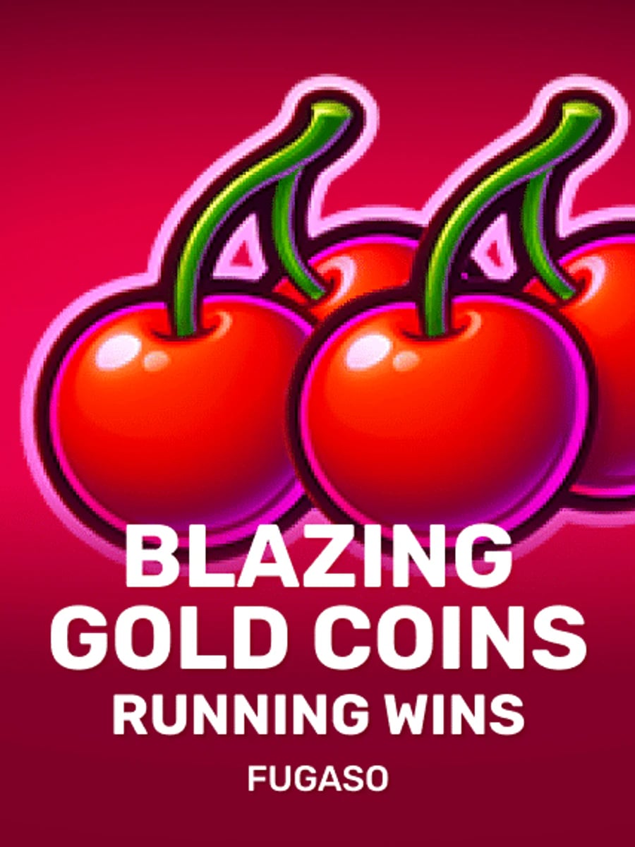 Blazing Gold Coins RUNNING WINS slot game artwork