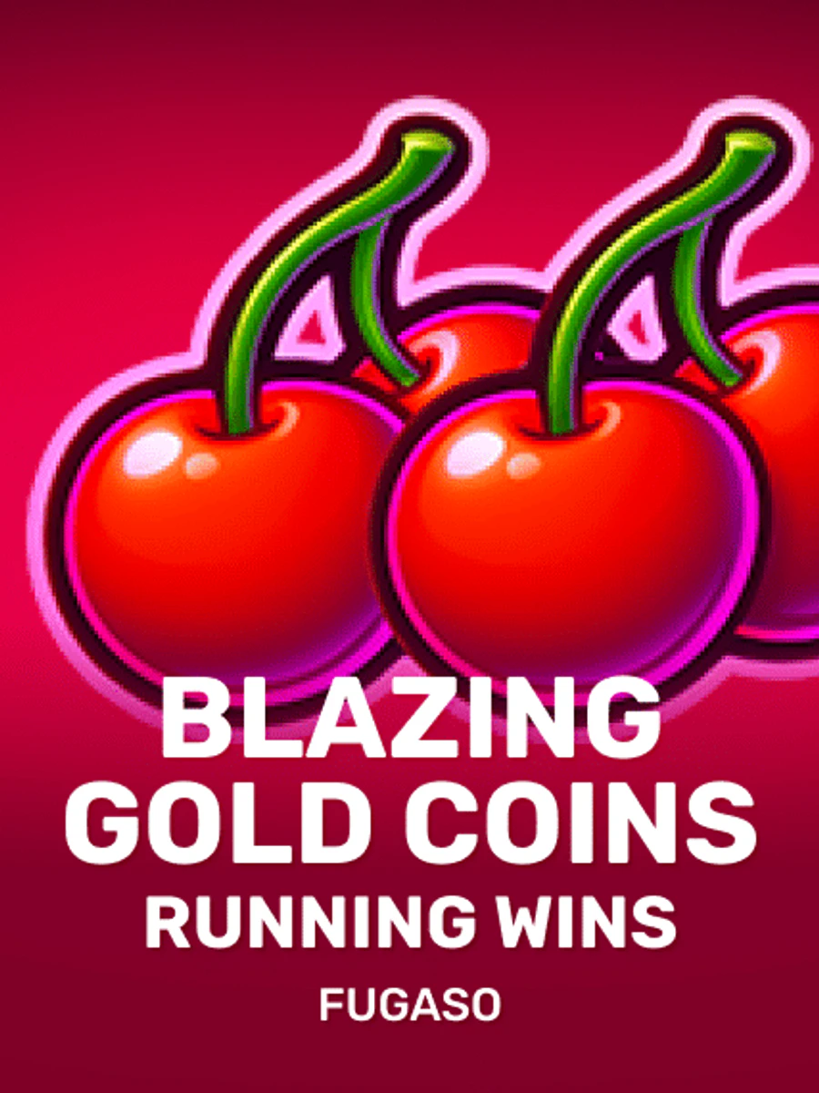 Blazing Gold Coins RUNNING WINS slot game artwork