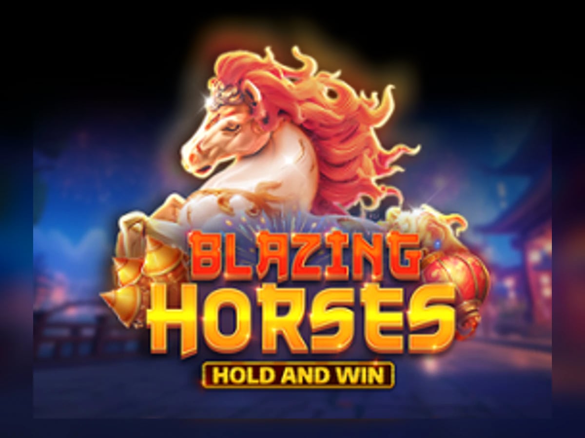 Blazing Horses Hold and Win slot game artwork