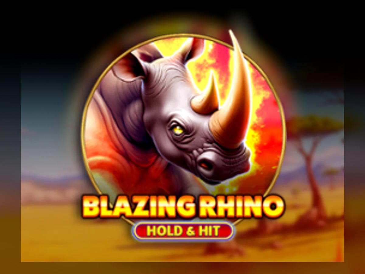 Blazing Rhino Hold & Hit slot game artwork