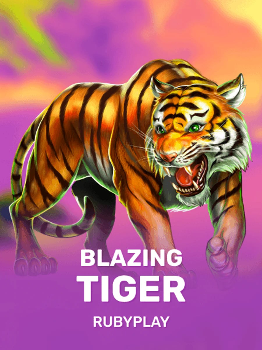 Blazing Tiger slot game artwork