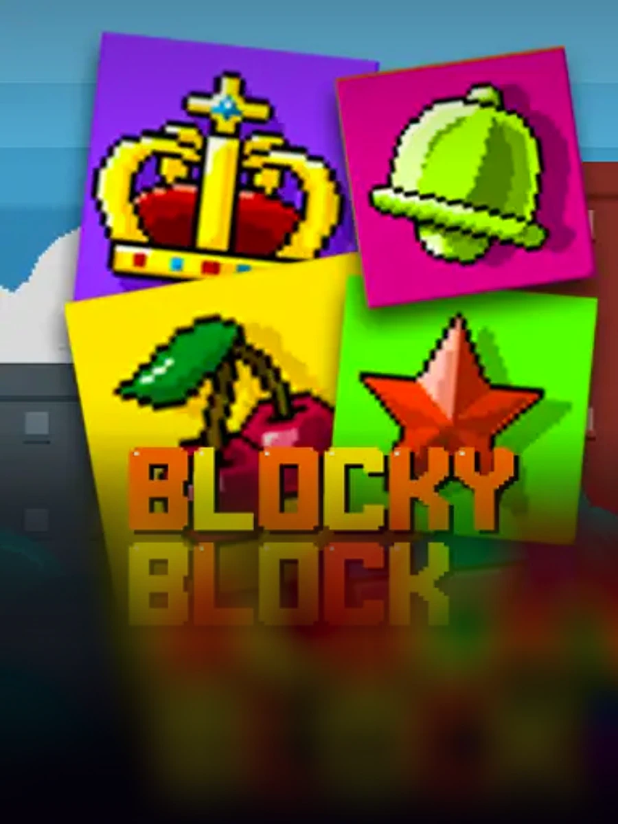 Blocky Block slot game artwork