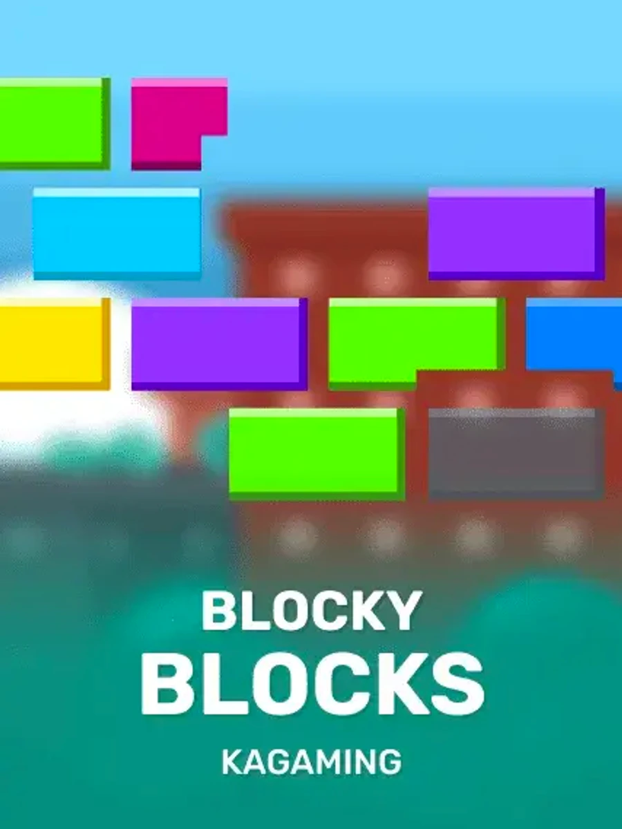Blocky Blocks slot game artwork