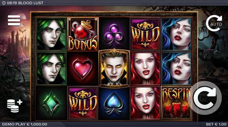 Blood Lust slot game artwork