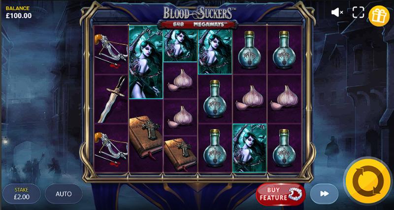 Blood Suckers Megaways slot game artwork