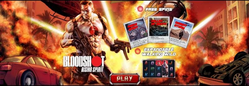 Bloodshot slot game artwork