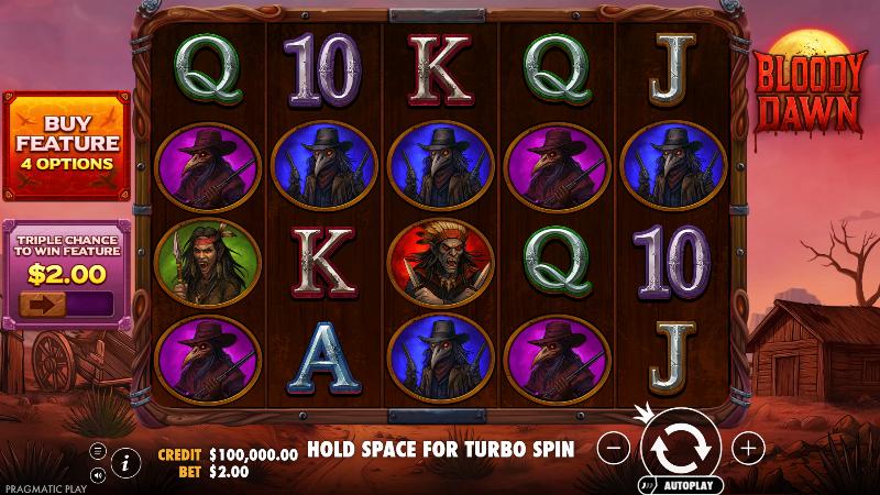 Bloody Dawn slot game artwork