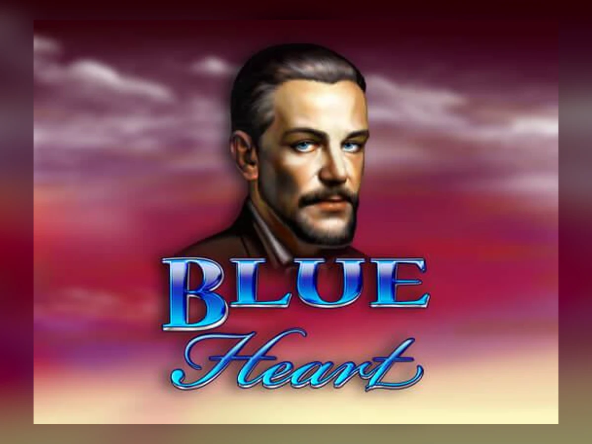 Blue Heart slot game artwork