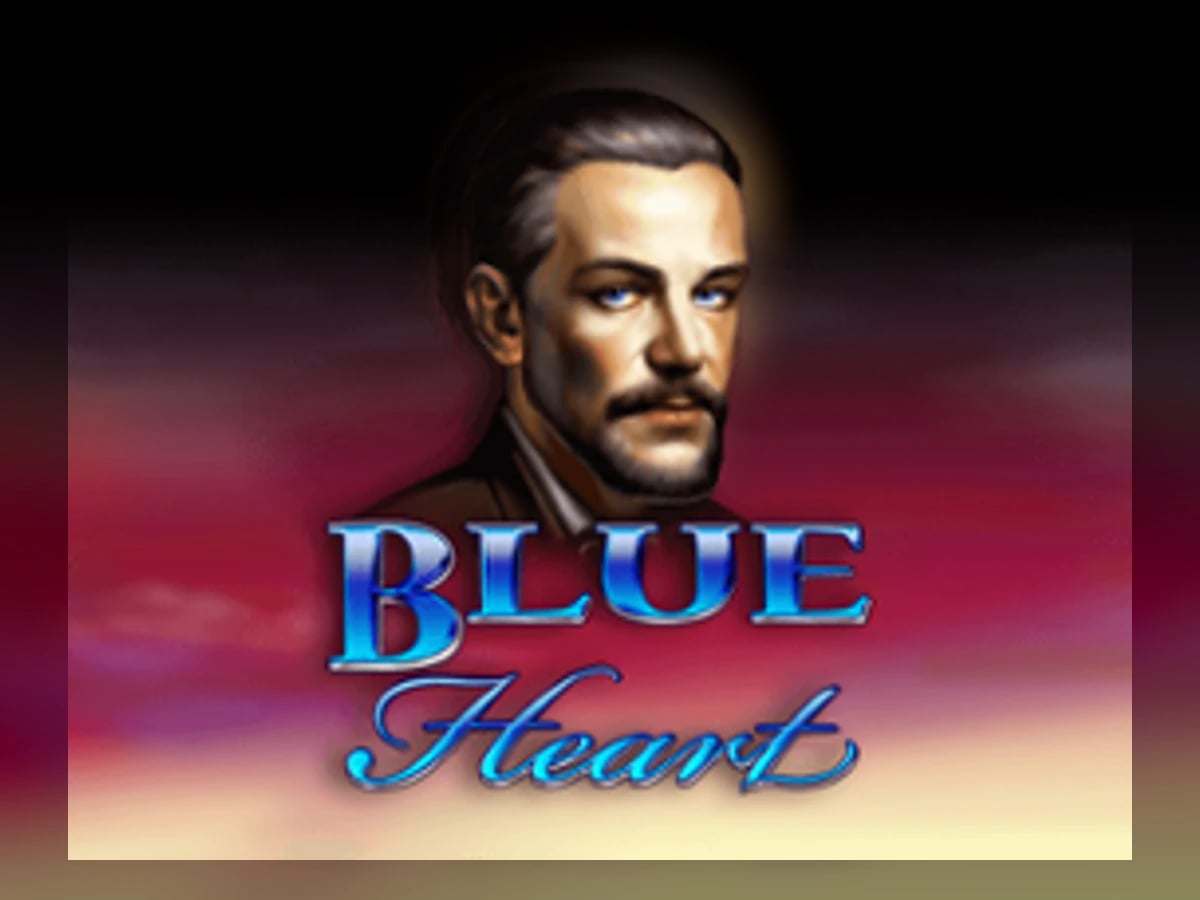 Blue Heart slot game artwork