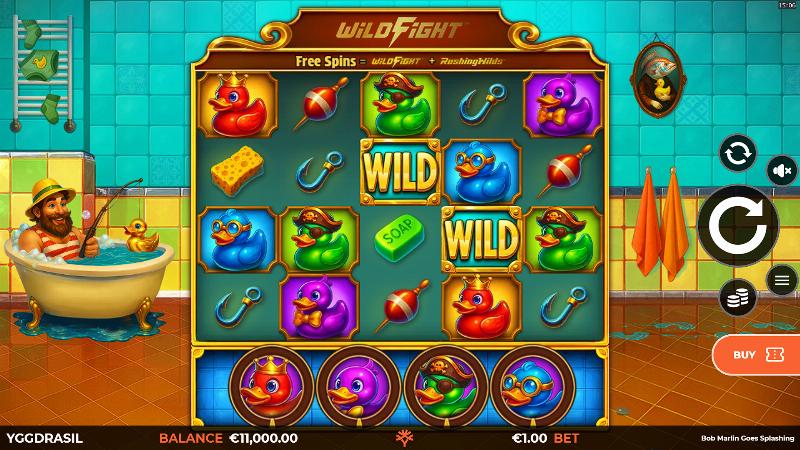 Bob Marlin Goes Splashing slot game artwork