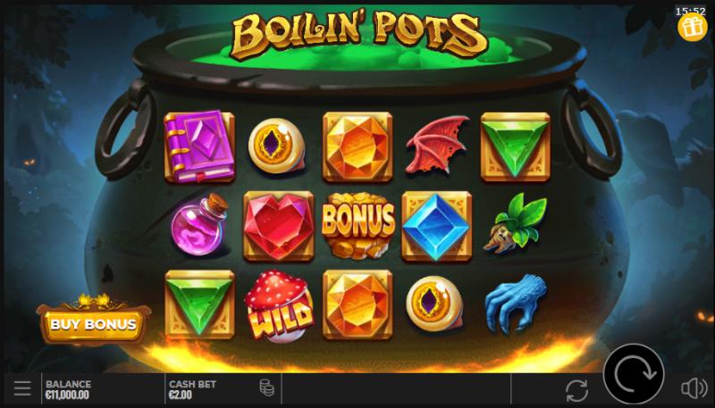 Boilin' Pots slot game artwork