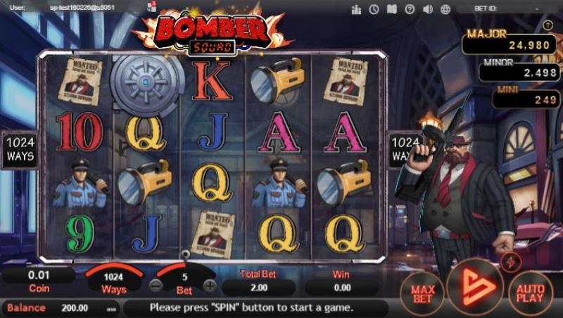 Bomber Squad slot game artwork