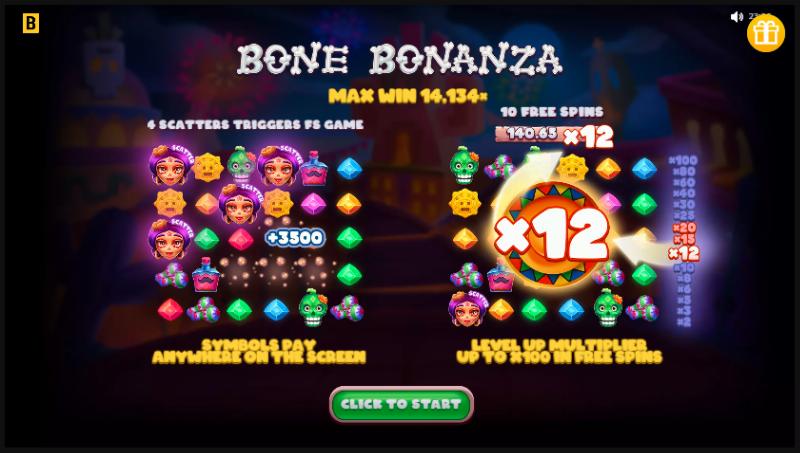 Bone Bonanza slot game artwork