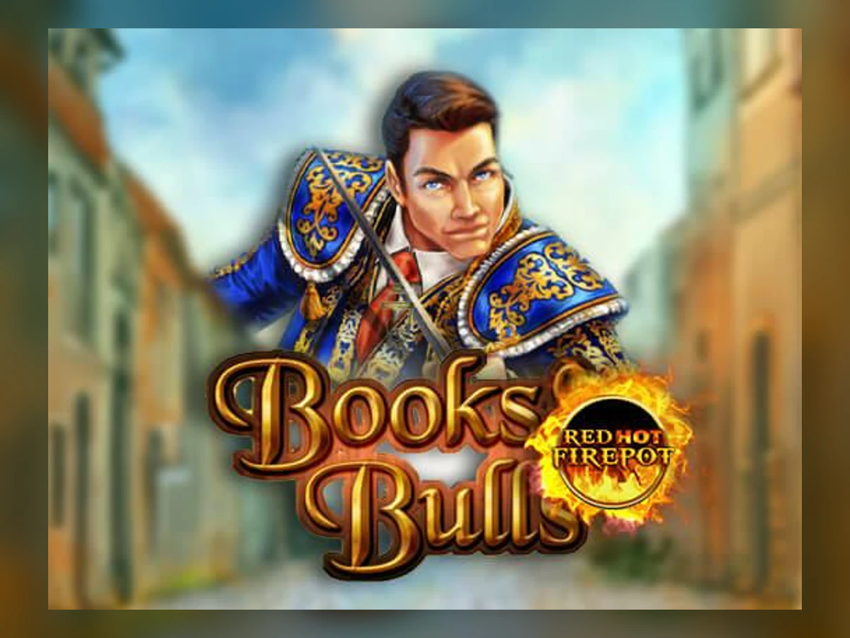 Book & Bulls - Red Hot Firepot slot game artwork