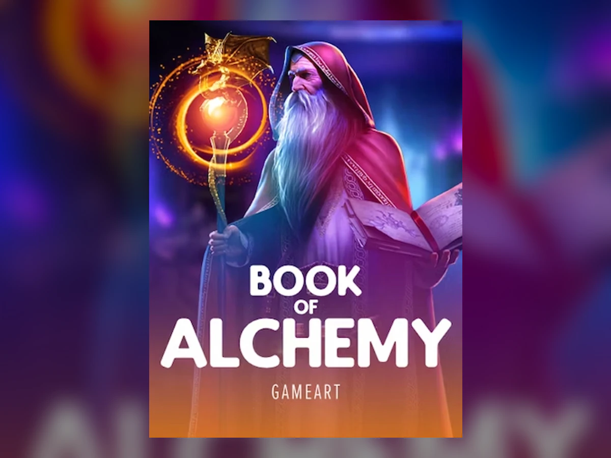 Book of Alchemy slot game artwork