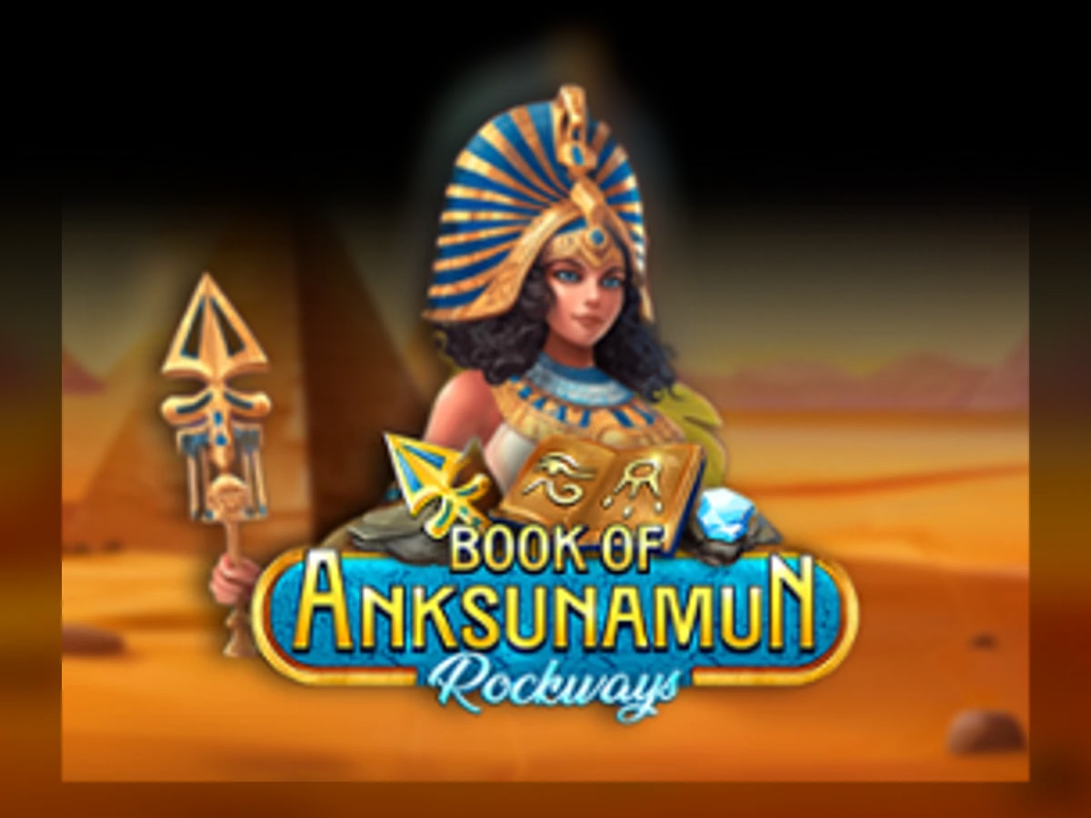 Book of Anksunamun Rockways slot game artwork