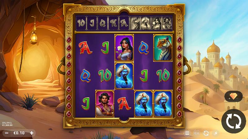 Book Of Arabia slot game artwork