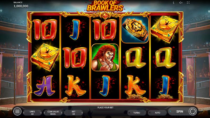 Book Of Brawlers slot game artwork