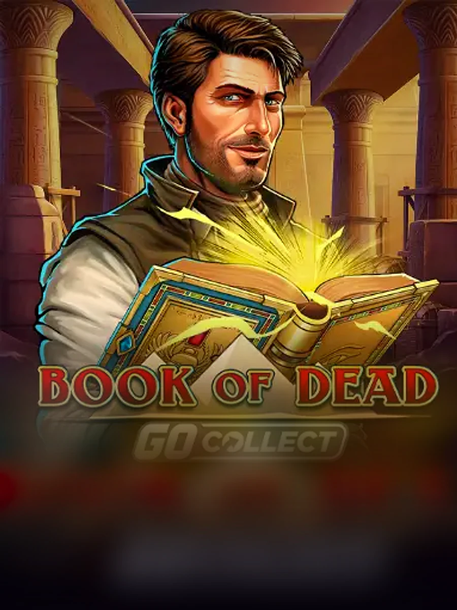 Book Of Dead Go Collect slot game artwork
