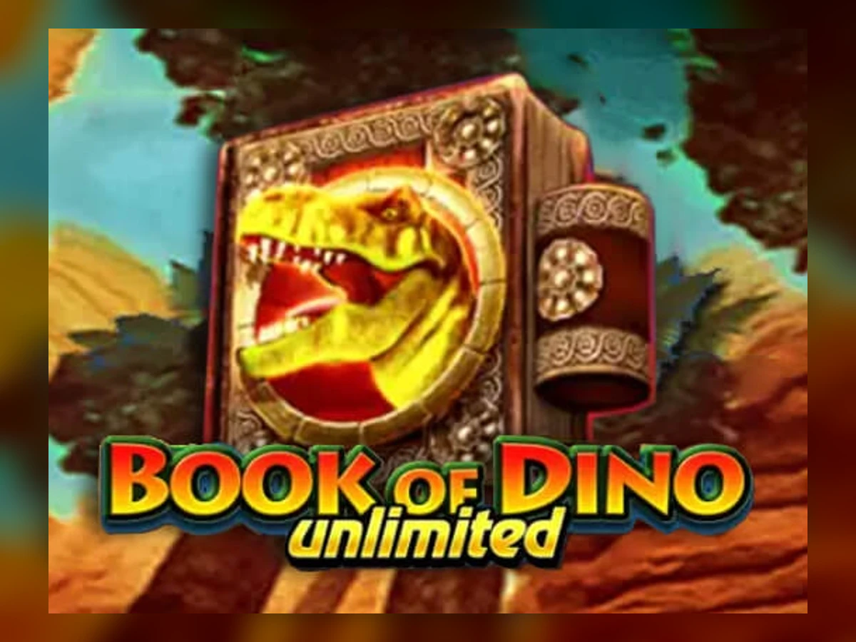 Book of Dino Unlimited slot game artwork