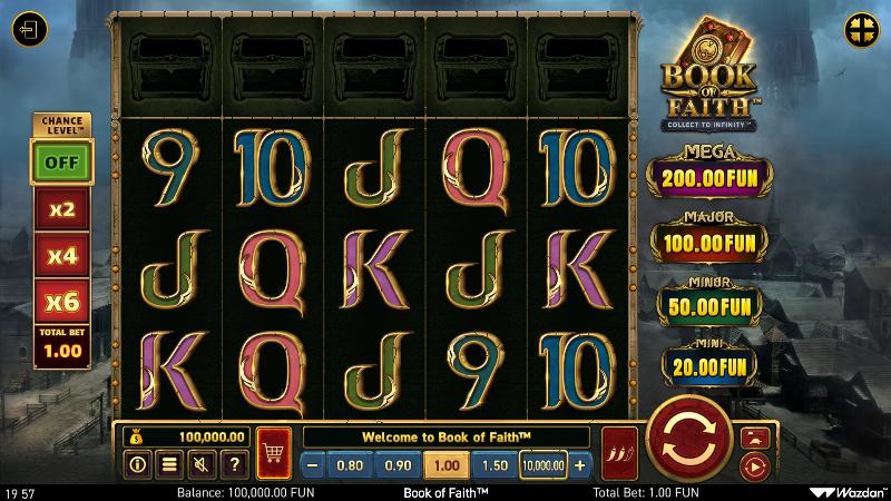 Book Of Faith slot game artwork