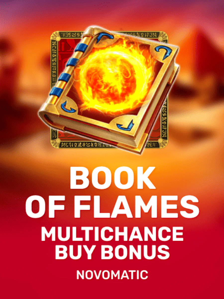 Book of Flames Multichance Buy Bonus slot game artwork