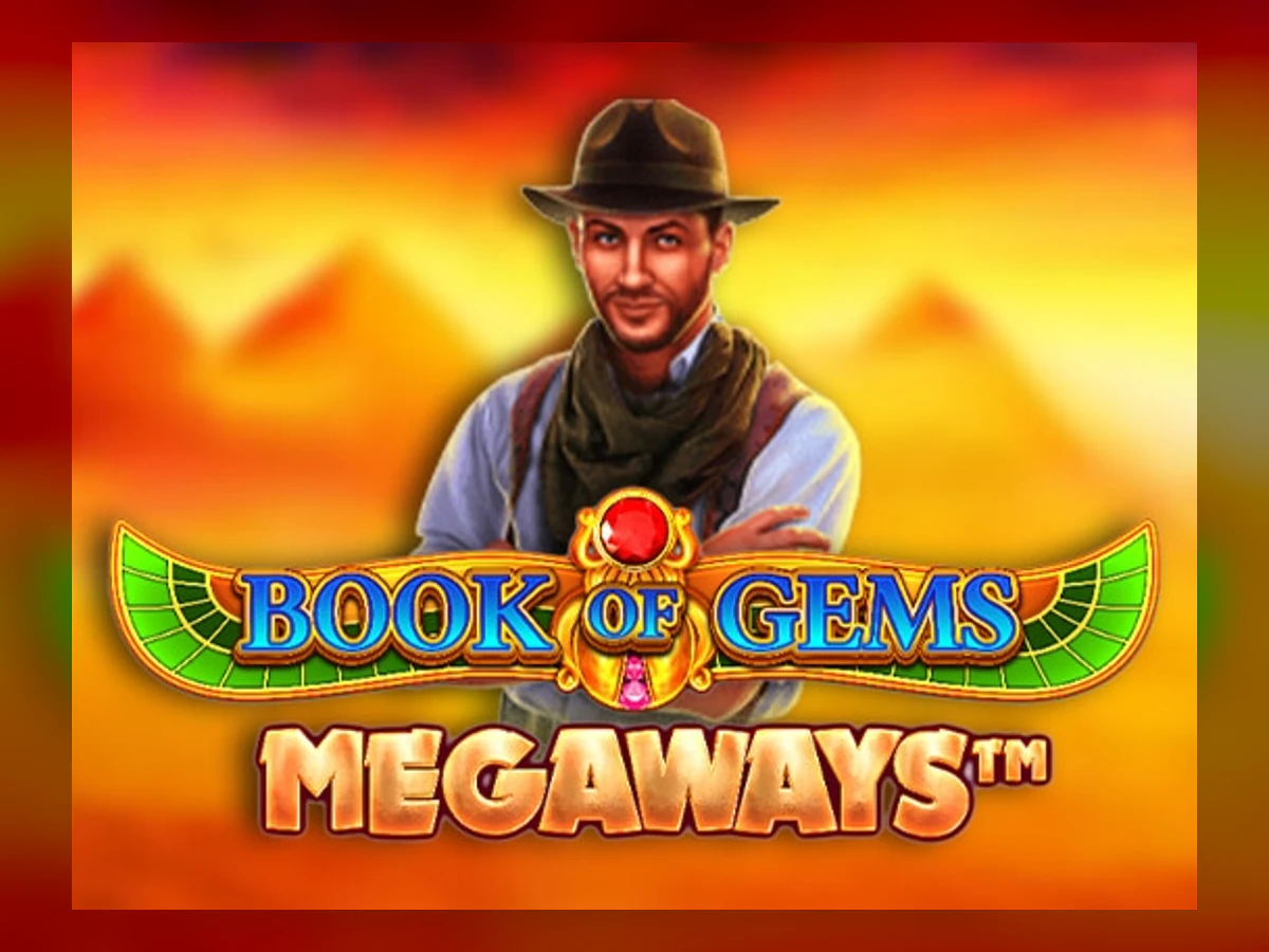 Book of Gems Megaways slot game artwork