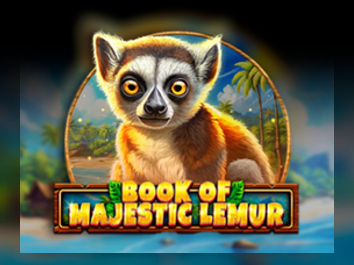 Book of Majestic Lemur slot game artwork