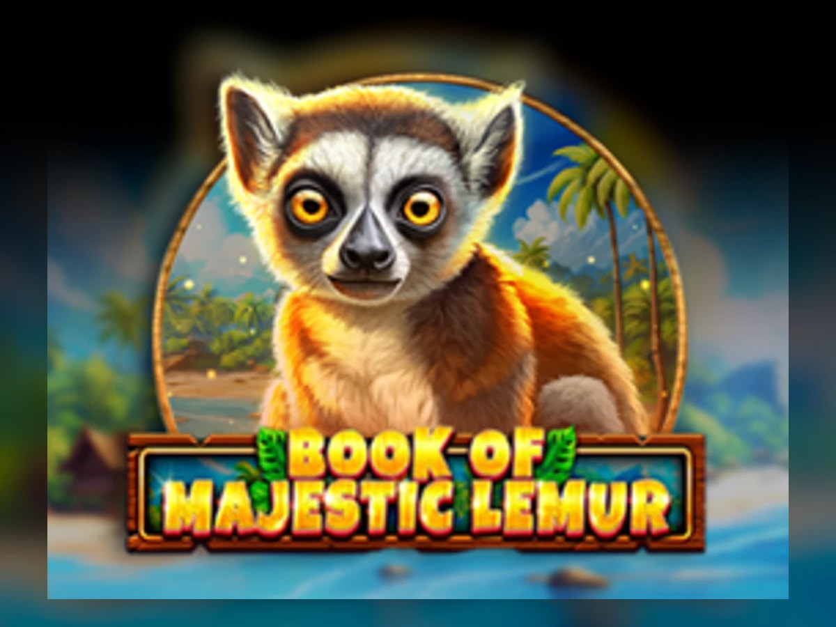 Book of Majestic Lemur slot game artwork