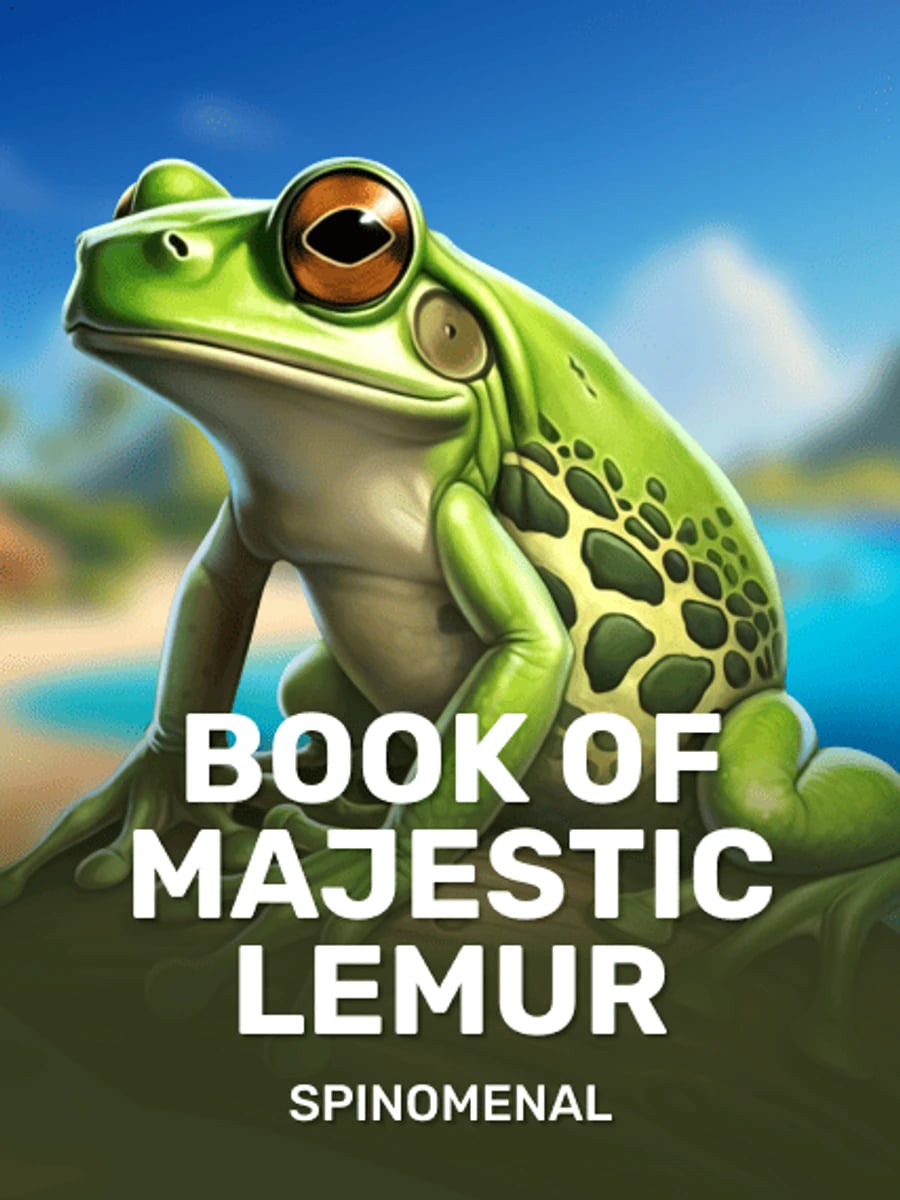 Book of Majestic Lemur slot game artwork