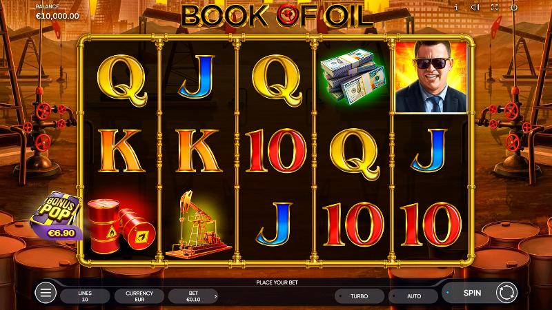 Book Of Oil slot game artwork