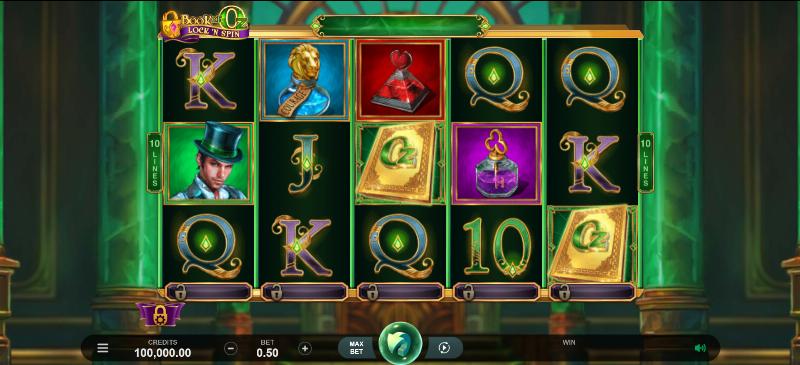 Book Of Oz: Lock N Spin slot game artwork