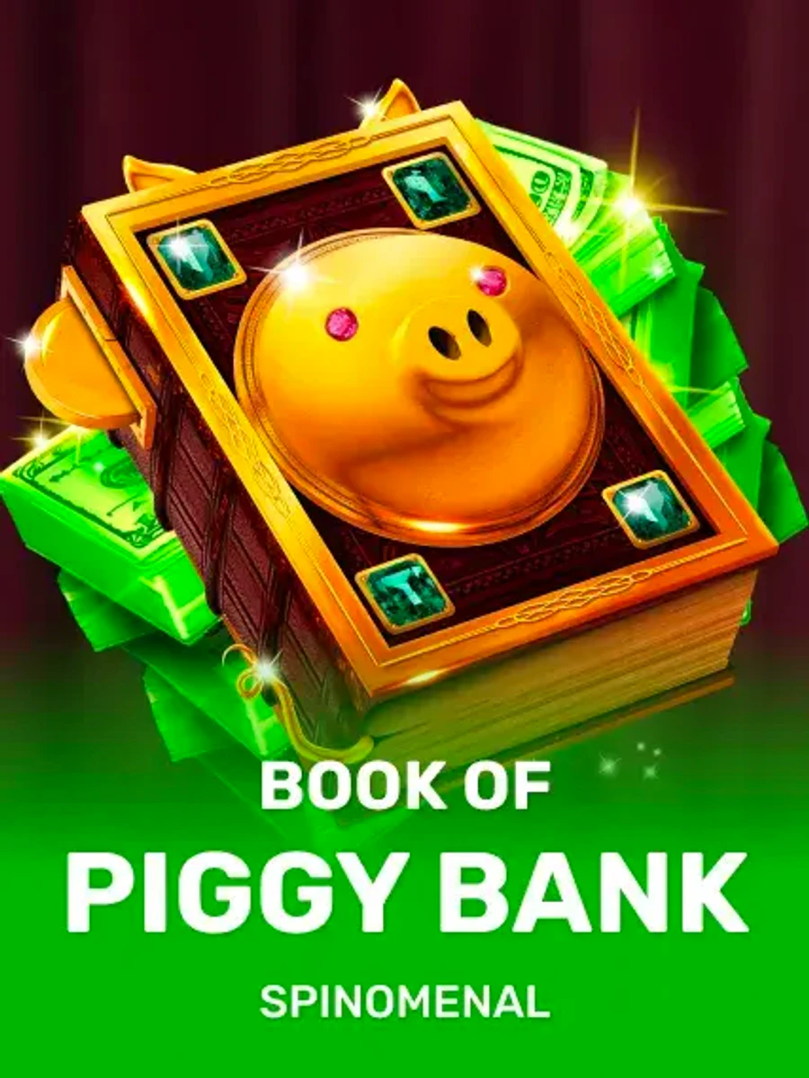 Book Of Piggy Bank slot game artwork